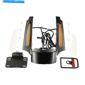 Rear Fender LEDAtF_[XIALbgIWtBbgn[[[hXg[gOCh09-13 11 LED Rear Fender Fascia Kit Orange Len Fit For Harley Road Street Glide 09-13 11