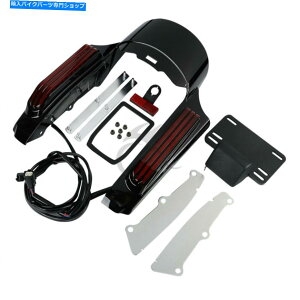 Rear Fender AtF_[ؓw / LEDCgLbgtBbgharley touring Electra Glide 14-21 Rear Fender Fascia w/ LED Light Kit Fit For Harley Touring Electra Glide 14-21