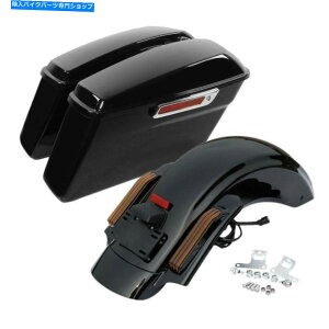 Rear Fender AtF_[LEDCgW /ThobÕn[[c[O[hOCh14-2020 Rear Fender LED Light w/ Saddlebag Fit For Harley Touring Road Glide 14-2020