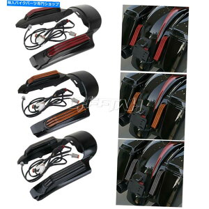 Rear Fender AtF_[̉ؖLEDCg̓n[[c[O[h2009-13 Rear Fender Extension Fascia LED Light For Harley Touring Road King FLHR 2009-13