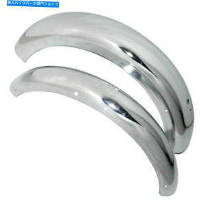 Rear Fender ���C�����G���t�B�[���h500�ɓK�����V�����A�t�����g���A�}�b�h�K�[�h�t�F���_�[�Z�b�g�N���[�� New, Front Rear Mudguard Fender Set Chrome Suitable For Royal Enfield 500�y���s�A���i�z