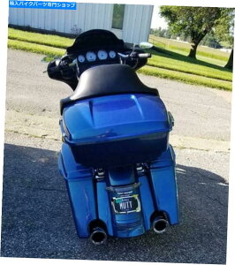 Rear Fender 14-20n[[[hXg[gGNgOCĥ߂̓dCu[AtF_[g Electric Blue Rear Fender Extension For 14-20 Harley Road Street Electra Glide