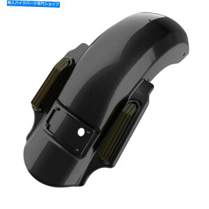 Rear Fender 2014+n[[_rbh\̂߂̃AoubNNH[ch~l[^[Xgb`AtF_[ Advan Black Quartz Dominator Stretched Rear Fender For 2014+ Harley Davidson