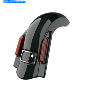 Rear Fender �~�b�h�i�C�g�p�[���h�~�l�[�^�[�X�g���b�`���A�t�F���_�[�f���A���m�[�J�b�g�n�[���[2009-2013 Midnight Pearl Dominator Stretched Rear Fender Dual Uncut For Harley 2009-2013�y���s�A���i�z