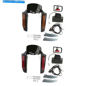 Rear Fender �g�D�[�����O���[�h�L���O�t�����X�g���[�g�O���C�hflhx�̂��߂̃��A�t�F���_�[LED���C�g�t�B�b�g Rear Fender LED Light fit for Touring Road King FLHR Street Glide FLHX�y���s�A���i�z