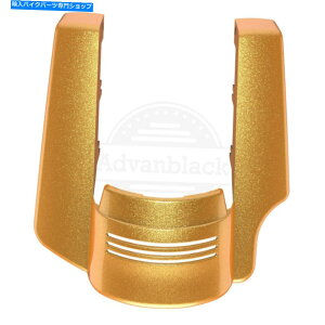 Rear Fender 2-1LfBS[ht[NAtF_[gtBbg14+n[[GNg[hOCh 2-1 Candy Gold Flake Rear Fender Extension fit 14+ Harley Electra Road Glide