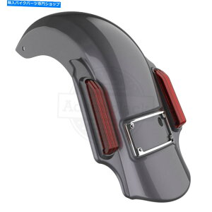 Rear Fender O[xz҂14+n[[c[Ô߂̊gAtF_[L΂ Smoke Gray Dominator Stretched Extended Rear Fender For 14+ Harley Touring
