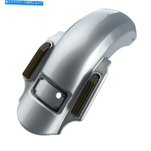 Rear Fender �o���N�[�_��x�z�҂�2014+�n�[���[�_�r�b�h�\���̂��߂̃��A�t�F���_�[��L�΂��� Barracuda Silver Dominator Stretched Rear Fender For 2014+ Harley Davidson