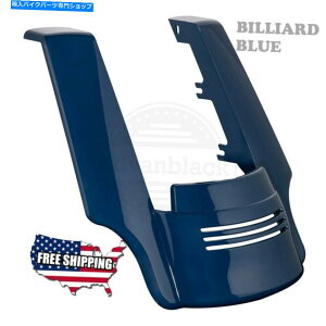Rear Fender AdvanBlackr[hu[AtF_[gtBbg19-20n[[Xg[g[h Advanblack Billiard Blue Rear Fender Extension Fit 19-20 Harley Street Road