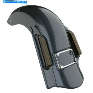 Rear Fender ̃VOJbgAEgxz҃Xgb`AtF_[tBbg2014+n[[ Black Tempest Single Cutout Dominator Stretched Rear Fender Fits 2014+ Harley