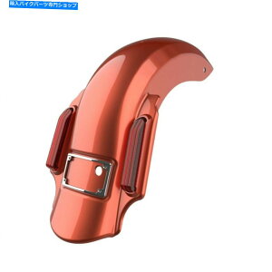 Rear Fender Sedona Orange Dominator2009-2013n[[̃AtF_[L΂܂ Sedona Orange Dominator Stretched Rear Fender For 2009-2013 Harley