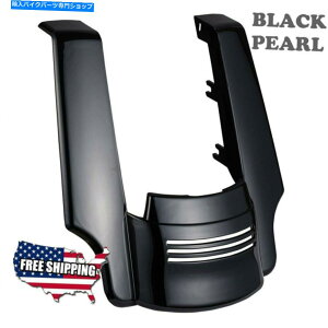 Rear Fender č̍݌ɁI 09-13n[[c[Ô߂̍^̐Lkꂽ㕔tF_[̉ US Stock! Black Pearl Stretched Rear Fender Extension For 09-13 Harley Touring