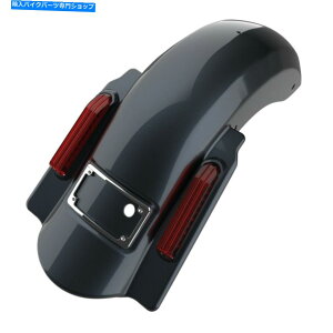 Rear Fender �������̃J�b�g�A�E�g�x�z�҂�2014+�n�[���[�c�[�����O�̃��A�t�F���_�[��L�΂��� Black Tempest No Cutout Dominator Stretched Rear Fender For 2014+ Harley Touring�y���s�A���i�z