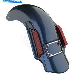 Rear Fender �^�钆�̃u���[�̎x�z�҂�14+�n�[���[�c�[�����O�̂��߂̊g�����A�t�F���_�[��L�΂��܂��� Midnight Blue Dominator Stretched Extended Rear Fender For 14+ Harley Touring�y���s�A���i�z