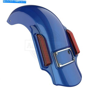 Rear Fender 2014+�n�[���[�c�[�����O�̂��߂̐��ő�x�z�҂��g�����ꂽ���A�t�F���_�[��L�΂��� Blue Max Dominator Stretched Extended Rear Fender For 2014+ Harley Touring�y���s�A���i�z
