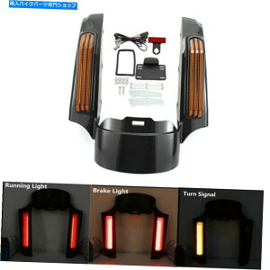 Rear Fender AtF_[̋ؓw / LEDCgvZbg2014 upn[[c[OGNgOCh Rear Fender Fascia w/LED Light Lamp Set For 2014-Up Harley Touring Electra Glide