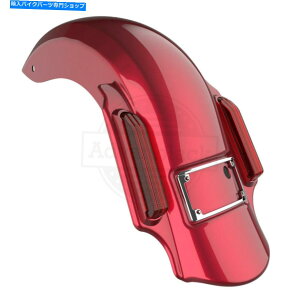 Rear Fender 2014+n[[c[Ô߂̃xVeBbhh~l[^[Xgb`ꂽgAtF_[ Velocity Red Dominator Stretched Extended Rear Fender For 2014+ Harley Touring