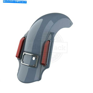 Rear Fender �K���V�b�v�O���[�x�z�҃X�g���b�`�g�����A�t�F���_�[�t�B�b�g14+�n�[���[�c�[�����O Gunship Gray Dominator Stretched Extended Rear Fender Fit 14+ Harley Touring�y���s�A���i�z