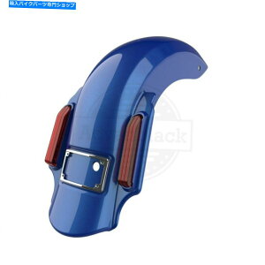 Rear Fender �u���[�}�b�N�X�h�~�l�[�^�[�X�g���b�`�g�����A�t�F���_�[�t�B�b�g2014+�n�[���[�c�[�����O Blue Max Dominator Stretched Extended Rear Fender Fit 2014+ Harley Touring�y���s�A���i�z