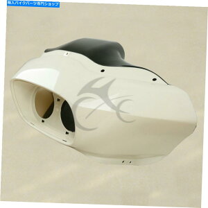 Inner Fairing n[[[hLOOCh1998-2013̂߂̖h̓̊ÕwbhCgtFAOtBbg Unpainted Inner Outer Headlight Fairing Fit For Harley Road King Glide 1998-2013