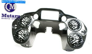 Inner Fairing _uDINCi[tFAOW Quad 6.5 "n[[[hOCh2015Abv̂߂̃Xs[J[|bh Double DIN Inner Fairing w Quad 6.5" Speaker Pods for Harley Road Glide 2015-UP