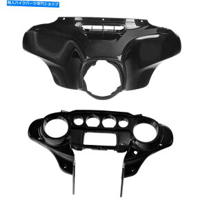 Inner Fairing n[[2018Xg[gOCh14-21ubNeyXg̃obgEBOAE^[Ci[tFAOtBbg Batwing Outer Inner Fairing Fit For Harley 2018 Street Glide 14-21 Black Tempest