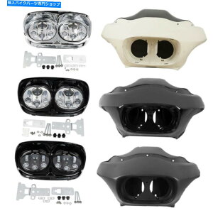 Inner Fairing Ci[AE^[tFA][g5.75 ''n[[c[O[hOCh98-13̂߂̃fAwbhCg5.75 ' Inner Outer Fairings 5.75'' Dual Headlight For Harley Touring Road Glide 98-13