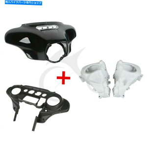 Inner Fairing n[[c[OGNg[hOCh14-21̂߂ABSobgEBOCi[AE^[tFAOtBbg ABS Batwing Inner Outer Fairing Fit For Harley Touring Electra Road Glide 14-21