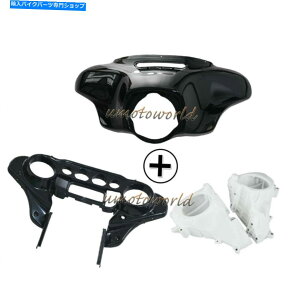 Inner Fairing n[[c[Of̂߂̃obgEBOAE^[Ci[tFAOXs[J[Jo[tBbg14-18 Batwing Outer Inner Fairing & Speakers Cover Fit For Harley Touring Models 14-18