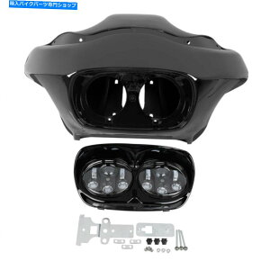 Inner Fairing ̊ȎOʐ}5.75 '' 'fAwbhCgtBbgn[[[hOCh98-13 Inner Outer Front Fairing 5.75'' Dual Headlight Fit For Harley Road Glide 98-13