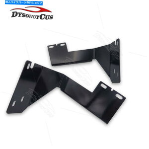 Inner Fairing �B���ꂽ�t�����g�J�E���C���i�[�w�b�h�t�F�A�����O�}�E���g�u���P�b�g�t�B�b�g�n�[���[���[�h�O���C�h98-13 Hidden Front Cowl Inner Head Fairing Mount Brackets Fit Harley Road Glide 98-13