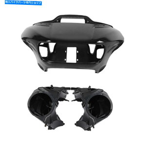 Inner Fairing Ci[AE^[tFAOXs[J[Jo[n[[[hOChFltrx 15-21ubN Inner Outer Fairing Speakers Covers Fit For Harley Road Glide FLTRX 15-21 Black