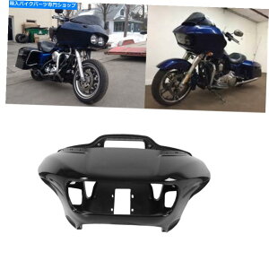 Inner Fairing ̂鍕̃Ci[AE^[tgtFAOtBbgIn[[c[O[hOCh15-21 Glossy Black Inner & Outer Front Fairing Fit For Harley Touring Road Glide 15-21