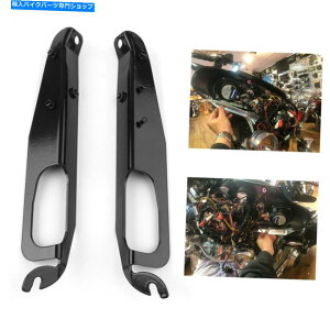 Inner Fairing ubNwr[f[eBCi[tFAOT|[guPbgbLtBbgn[[FLHX 1996-2013 Black Heavy Duty Inner Fairing Support Bracket Plated Fit Harley FLHX 1996-2013