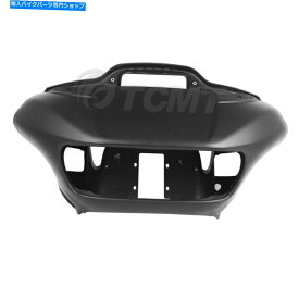 Inner Fairing ハーレーロードグライド2015-2020のためのマットブラックフロントインナーアウターヘッドライトフェアリング Matte Black Front Inner Outer Headlight Fairings For Harley Road Glide 2015-2020