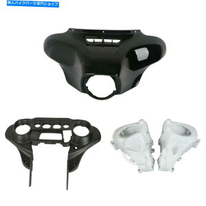 Inner Fairing ABSCi[̃AE^[obgEBOtFAOXs[J[Jo[̓n[[Xg[gOCh14-20̂߂̃tBbg ABS Inner Outer Batwing Fairing Speaker Covers Fit For Harley Street Glide 14