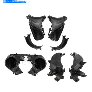 Inner Fairing n[[[hOChFltrx 15-20̂߂̃GA_Ng̓̃Xs[J[tFAO̎[{bNX Air Duct Inner Speaker Fairing Storage Box Fit For Harley Road Glide FLTRX 15-20