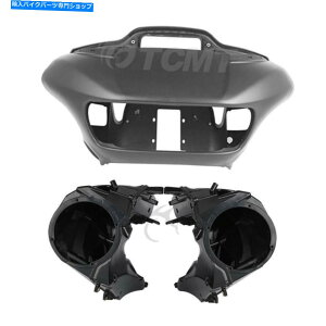 Inner Fairing }bgCi[AE^[tFAOXs[J[Jo[n[[c[O[hOCh15-21 Matte Inner Outer Fairing Speaker Covers Fit For Harley Touring Road Glide 15-21