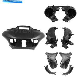 Inner Fairing n[[[hOCh15+̂߂̊ÕtFAOXs[J[̎[O[u{bNX̃GA_Ng Outer Inner Fairing Speaker Storage Glove Box Air Duct For Harley Road Glide 15+