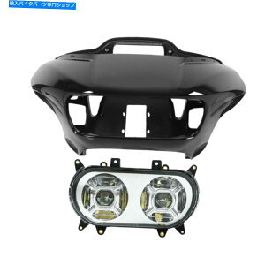 Inner Fairing Ci[ÕtFAOLEDfAwbhCgtBbgn[[[hOChFltrx 15-21 20 Inner Outer Fairing LED Dual Headlight Fit For Harley Road Glide FLTRX 15-21 20