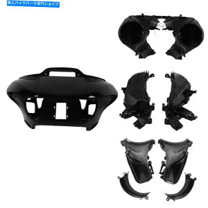 Inner Fairing n[[c[O[hOCh15-21̂߂̊ÕtFAOXs[J[{bNXGA_NgtBbg Outer Inner Fairing Speaker Box Air Duct Fit For Harley Touring Road Glide 15-21