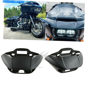 Inner Fairing n[[[hOChFltrx 2015-2020̃}bgubNtgCi[+AE^[tFAO Matte Black Front Inner + Outer Fairing For Harley Road Glide FLTRX 2015-2020 19