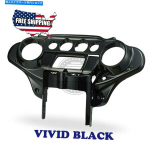 Inner Fairing č̍݌ɁIN₩ȃubNobgEBOCi[Xs[h[^[tFAOtBbgn[[c[O2014+ US Stock! Vivid Black Batwing Inner Speedometer Fairing fit Harley Touring 2014+