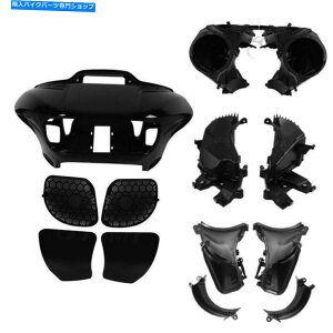 Inner Fairing n[[[hOCh15+̂߂̃tgCi[AE^[tFAOXs[J[O[u{bNXGA_Ng Front Inner Outer Fairing Speaker Glove Boxes Air Duct For Harley Road Glide 15+