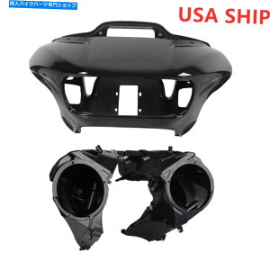Inner Fairing Ci[AE^[tFAOXs[J[Jo[n[[c[O[hOChFLTR 15-20 Inner & Outer Fairing Speakers Covers For Harley Touring Road Glide FLTR 15-20