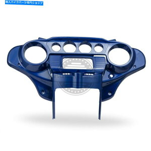 Inner Fairing X[yAu[obgEBOCi[Xs[h[^[JEtFAOLbv14-2018n[[c[O Superior Blue Batwing Inner Speedometer Cowl Fairing Cap 14-2018 Harley Touring