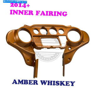 Inner Fairing Ao[ECXL[obgEBOCi[Xs[h[^[JEtFAOtBbg2014+n[[c[O Amber Whiskey Batwing Inner Speedometer Cowl Fairing Fit 2014+ Harley Touring