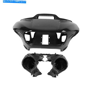 Inner Fairing n[[[hOCht[g15-2021̂߂̓̊ÕwbhCgtFAOXs[J[Jo[ Inner Outer Headlight Fairing Speaker Covers For Harley Road Glide FLTR 15-2021