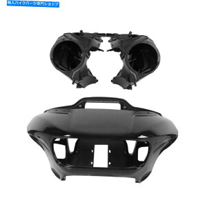 Inner Fairing ̊ÕwbhCgtFAO/Xs[J[Jo[n[[[hOCh15-20̂߂̃tBbg Inner Outer Headlight Fairing / Speakers Covers Fit For Harley Road Glide 15-20