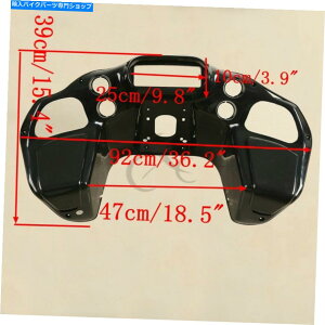 Inner Fairing n[[c[O[hOChFLTR 98-13̂߂̃Ci[tFAÔ߂̃Ci[tFAO98-13 Unpainted Injection ABS Inner Fairing For Harley Touring Road Glide FLTR 98-13